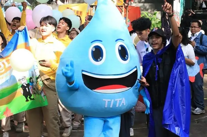 Kegiatan Road to Urban Village Mahasiswa Telkom University Mengusung Kampanye Every Drop Matters